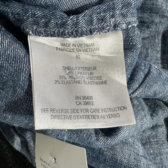 Theory Sleeveless Midi Shirt Dress Size 00 with extra stretch #43 - Picture 5 of 5